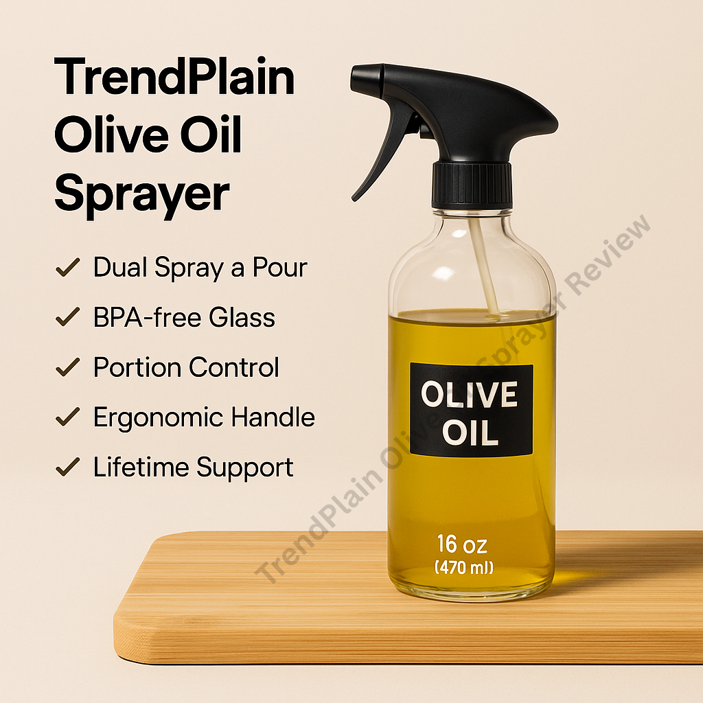 You are currently viewing TrendPlain Olive Oil Sprayer Review । sprayer bottle,2025