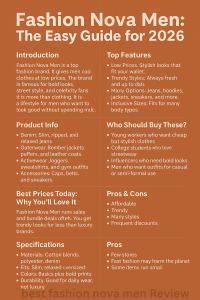 Read more about the article best fashion nova men Review | y2k fashion,2026